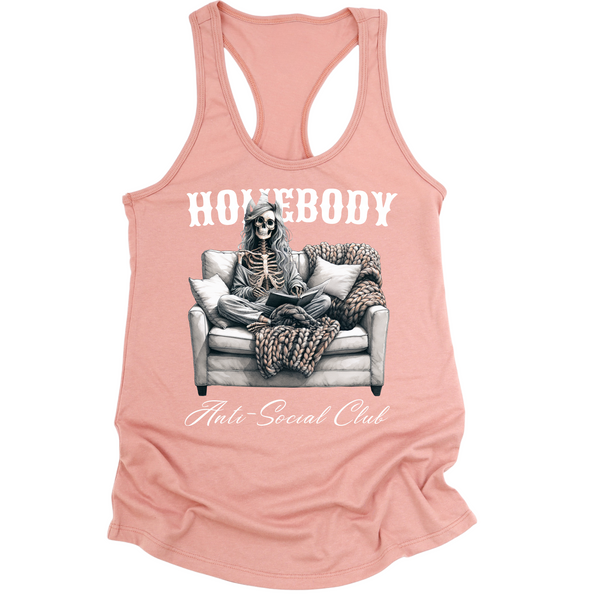 Homebody Anti Social Club Womens Tank Top