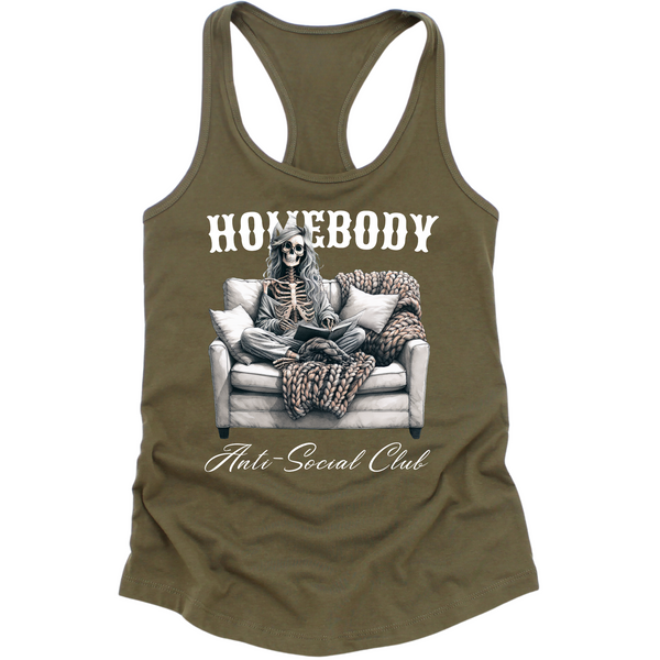 Homebody Anti Social Club Womens Tank Top