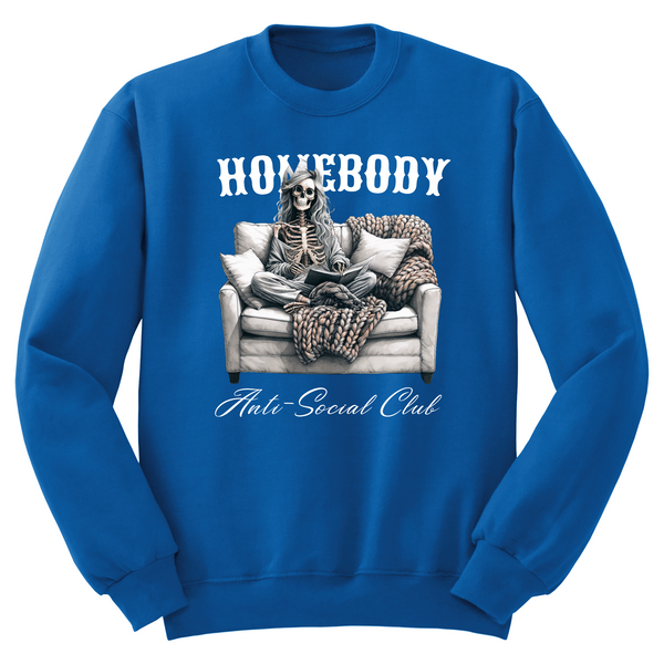 Homebody Anti Social Club Crewneck Sweater