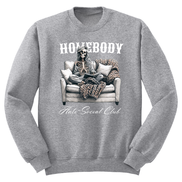 Homebody Anti Social Club Crewneck Sweater