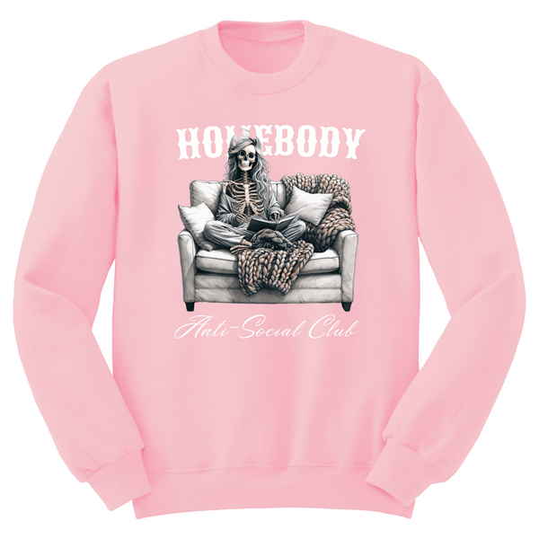 Homebody Anti Social Club Crewneck Sweater