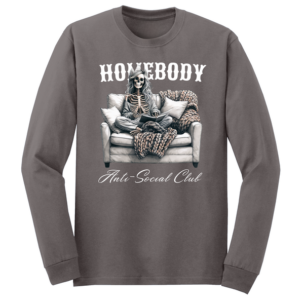 Homebody Anti Social Club Long Sleeve Tshirt