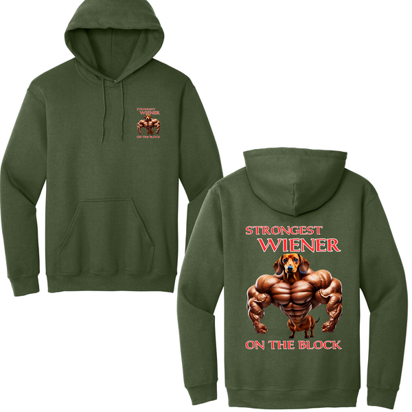 Strongest Wiener On The Block Hoodie