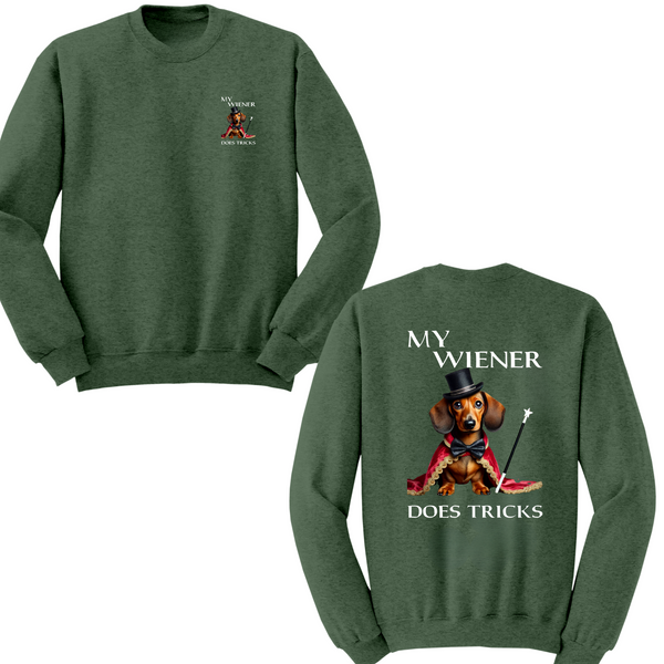 My Wiener Does Tricks Crewneck Sweater