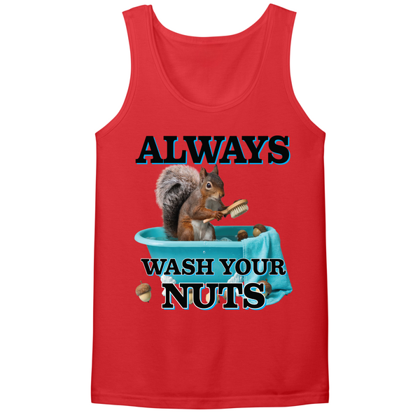 Always Wash Your Nuts Mens Tank Top