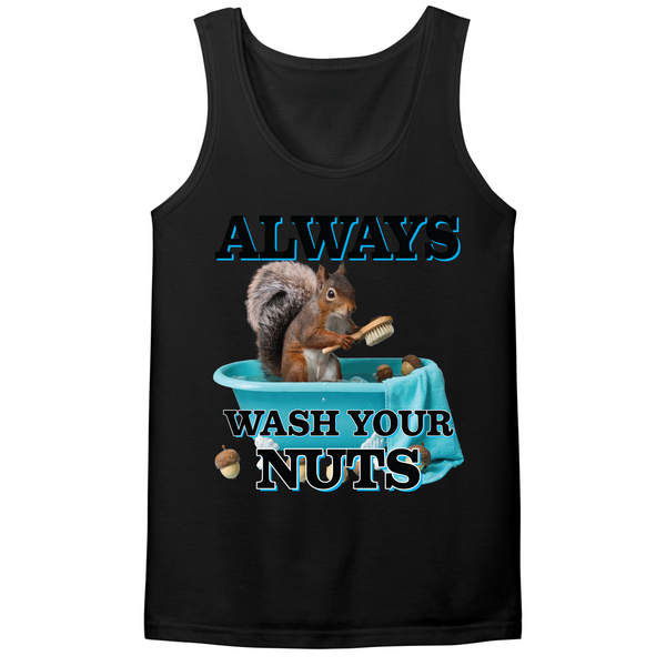 Always Wash Your Nuts Mens Tank Top