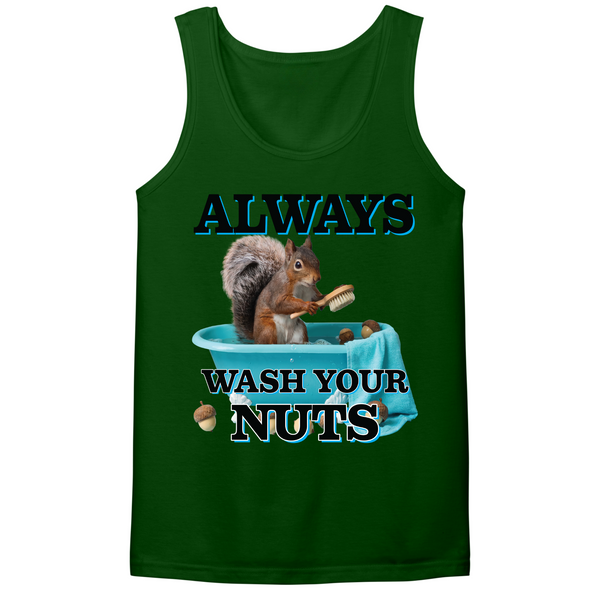 Always Wash Your Nuts Mens Tank Top