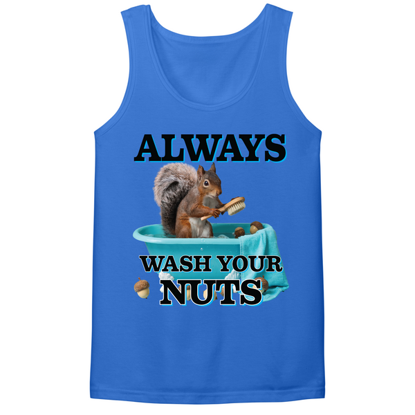 Always Wash Your Nuts Mens Tank Top