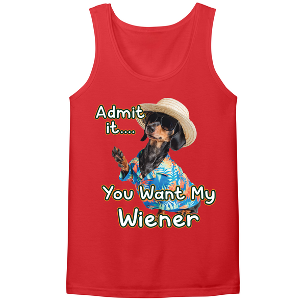 You Want My Wiener Mens Tank Top