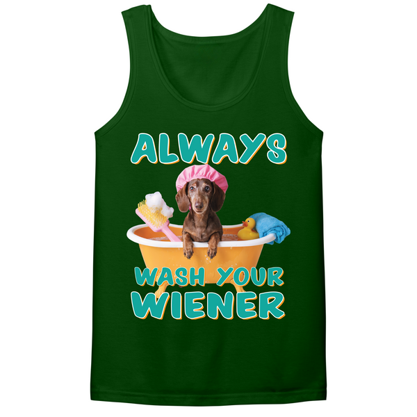 Always Wash Your Wiener Mens Tank Top