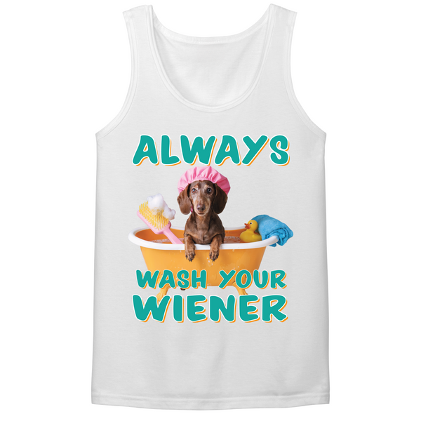 Always Wash Your Wiener Mens Tank Top