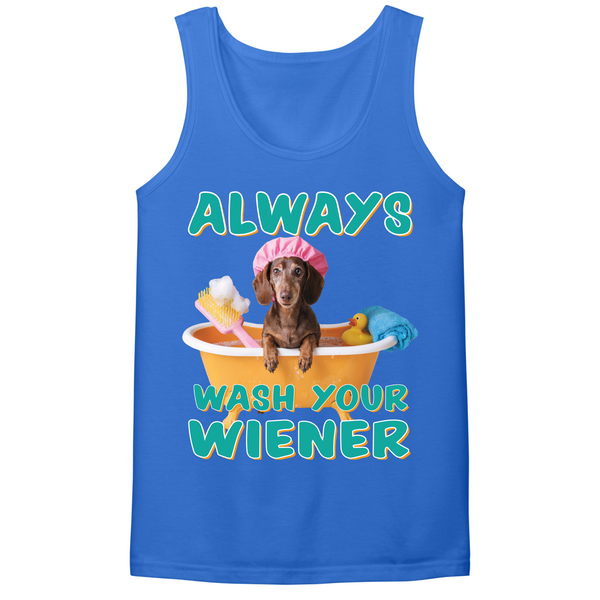 Always Wash Your Wiener Mens Tank Top
