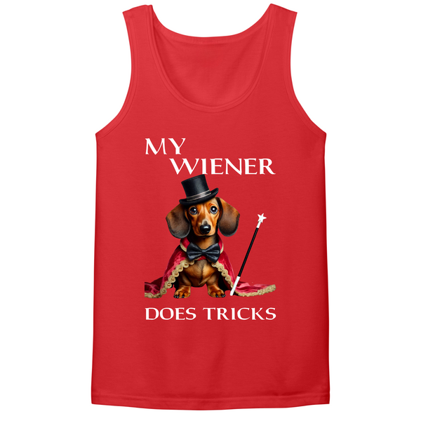 My Wiener Does Tricks Mens Tank Top