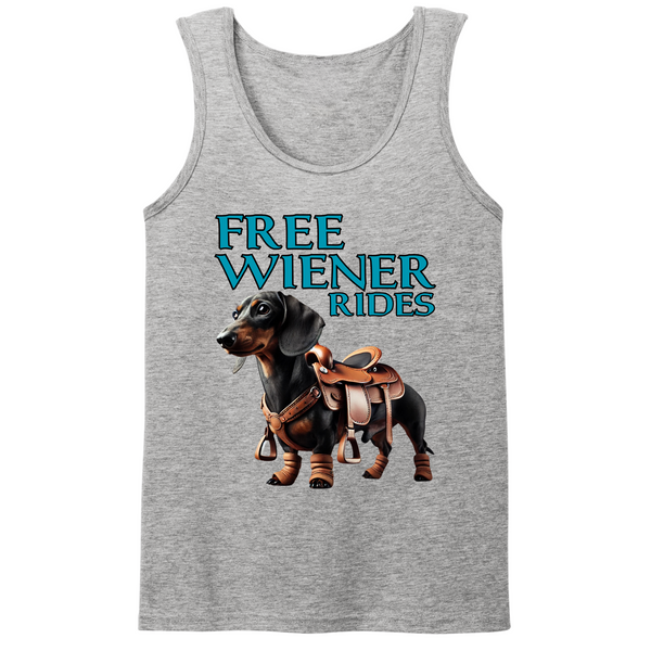 Free Wiener Rides Mens Tank Top