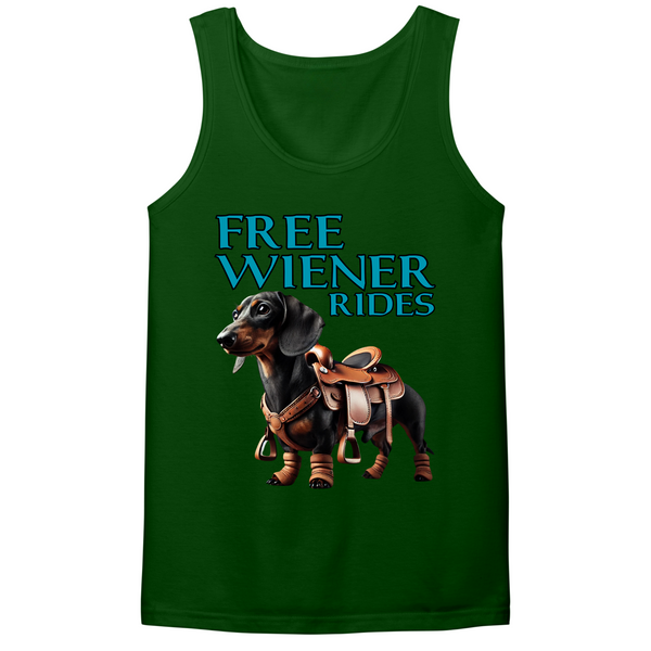 Free Wiener Rides Mens Tank Top