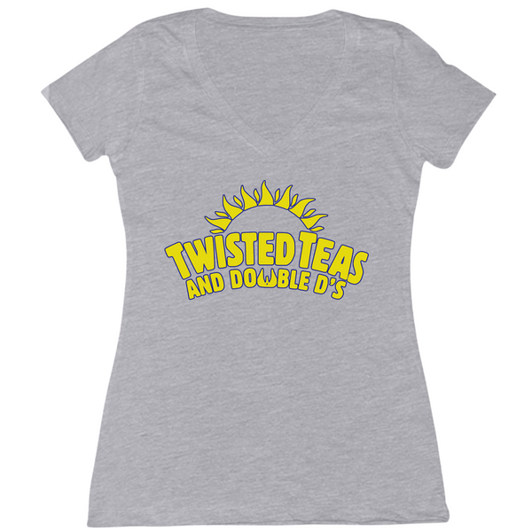 Twisted Teas Double D's Womens Vneck