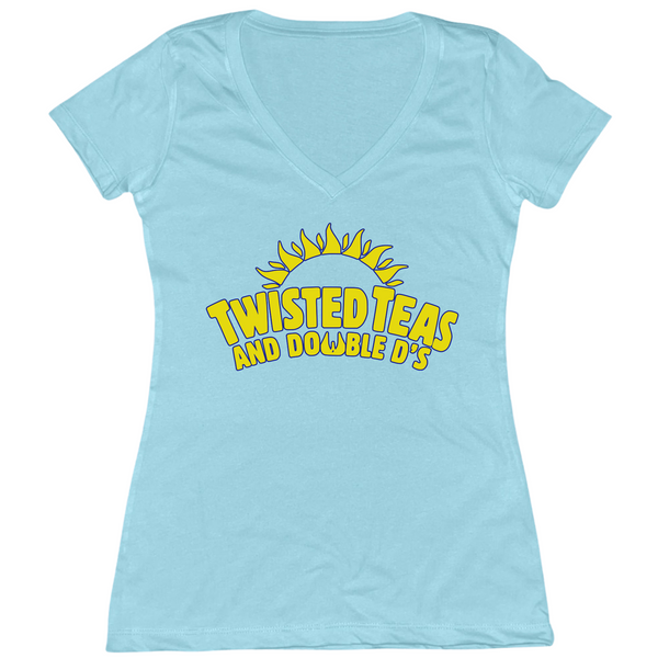 Twisted Teas Double D's Womens Vneck