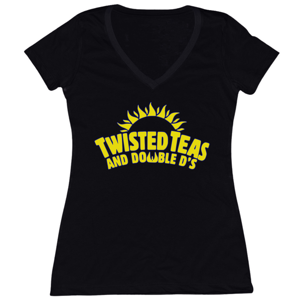 Twisted Teas Double D's Womens Vneck