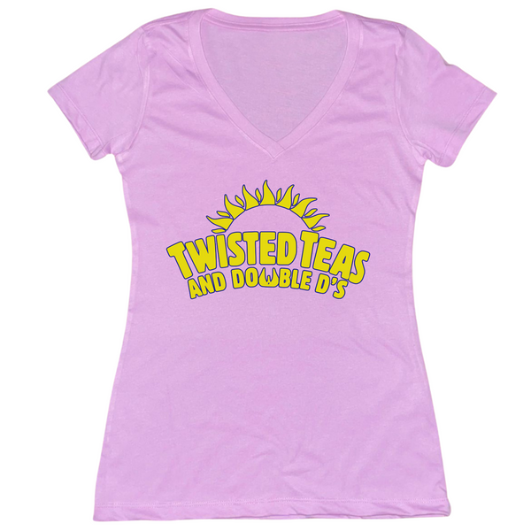Twisted Teas Double D's Womens Vneck