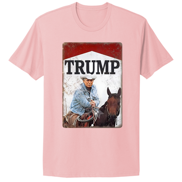 Wild West Cowboy Trump MAGA T-shirt