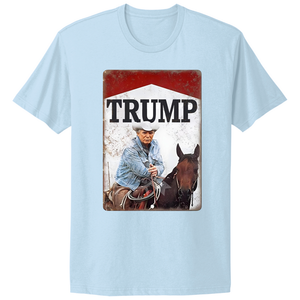 Wild West Cowboy Trump MAGA T-shirt