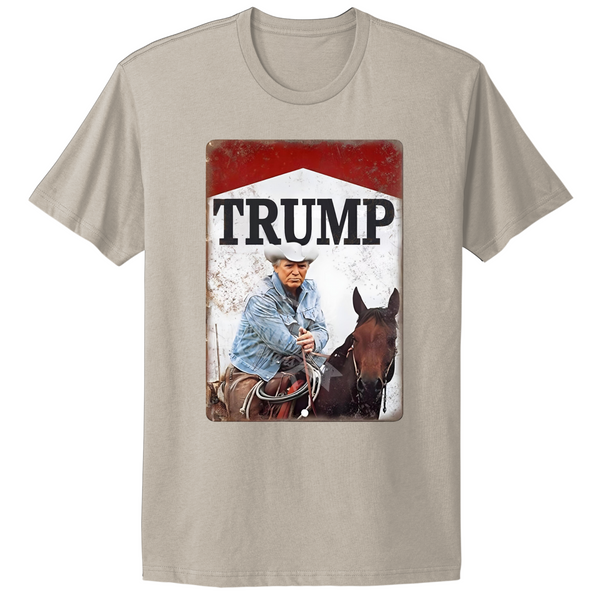 Wild West Cowboy Trump MAGA T-shirt