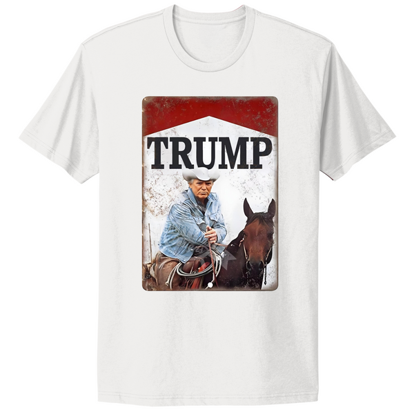 Wild West Cowboy Trump MAGA T-shirt