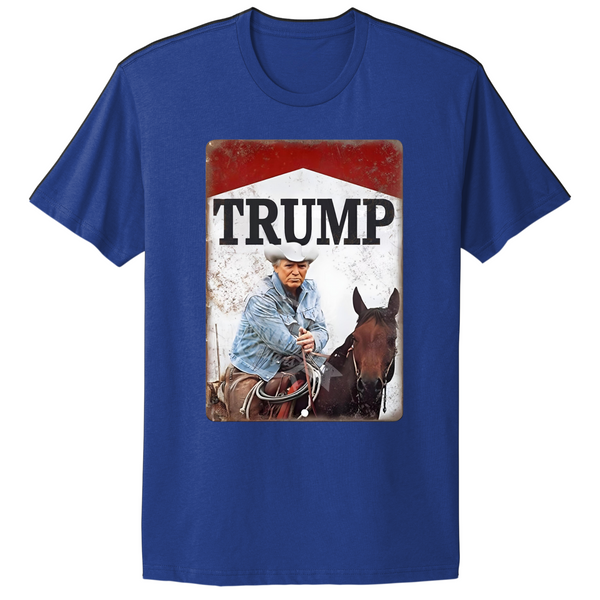 Wild West Cowboy Trump MAGA T-shirt