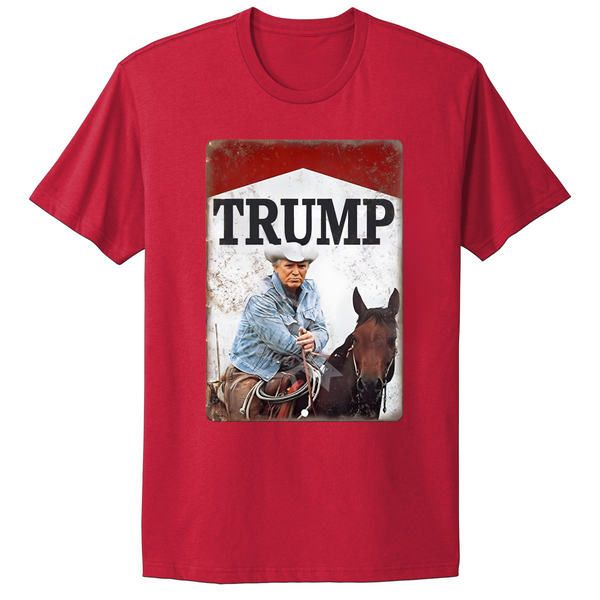 Wild West Cowboy Trump MAGA T-shirt