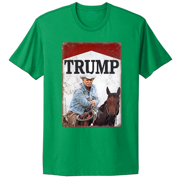 Wild West Cowboy Trump MAGA T-shirt