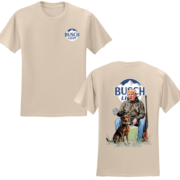Busch Lite Trump Hunting MAGA T-shirt