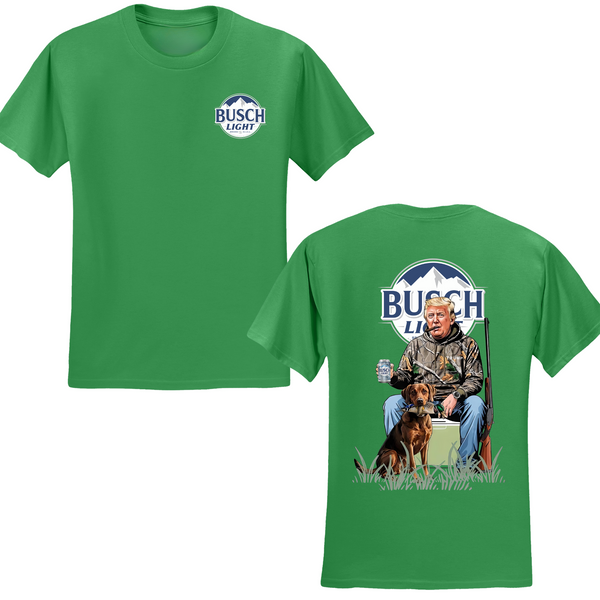 Busch Lite Trump Hunting MAGA T-shirt