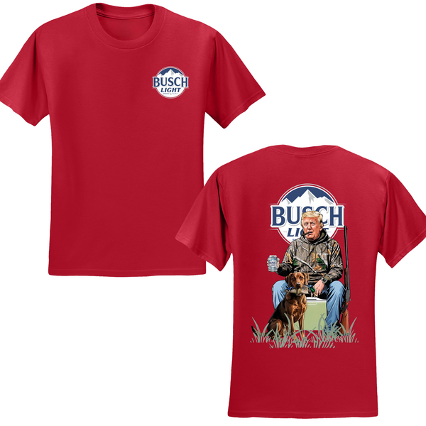 Busch Lite Trump Hunting MAGA T-shirt