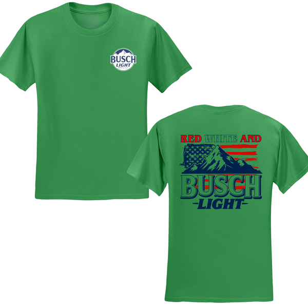 Red White And Busch Light T-shirt