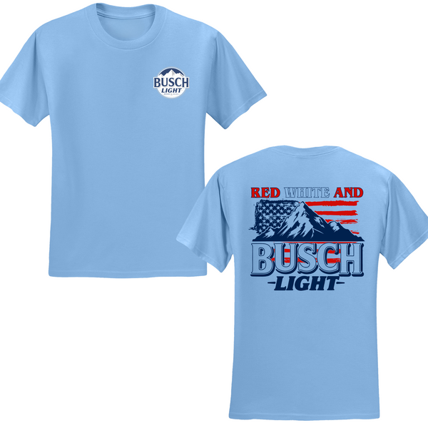 Red White And Busch Light T-shirt
