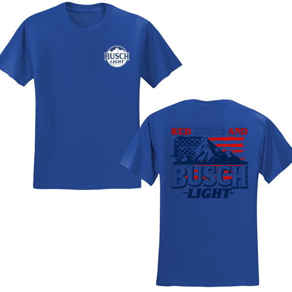 Red White And Busch Light T-shirt