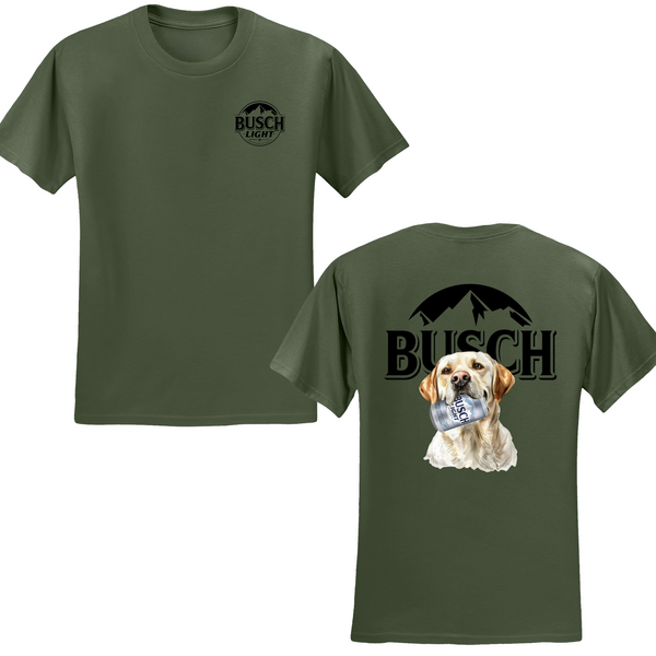 Busch Lite Dog Beer T-shirt