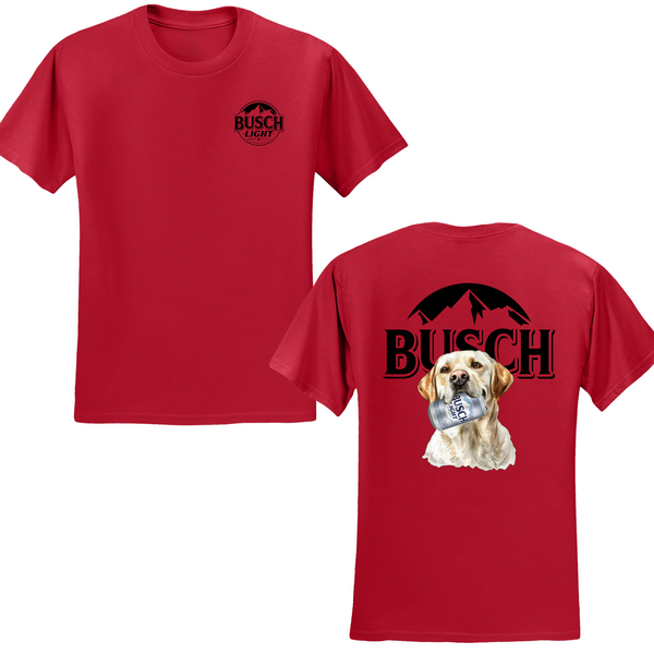 Busch Lite Dog Beer T-shirt