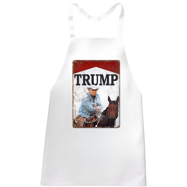 Wild West Cowboy Trump Maga Apron