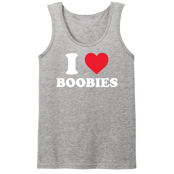 I Love Boobies Mens Tank Top