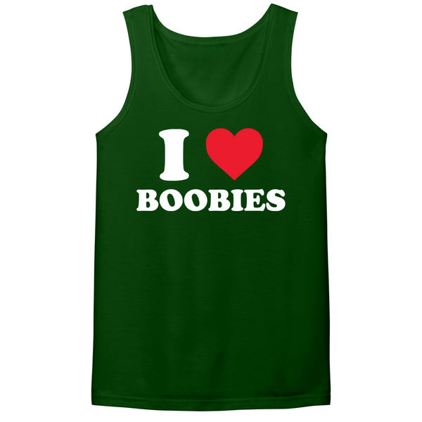 I Love Boobies Mens Tank Top