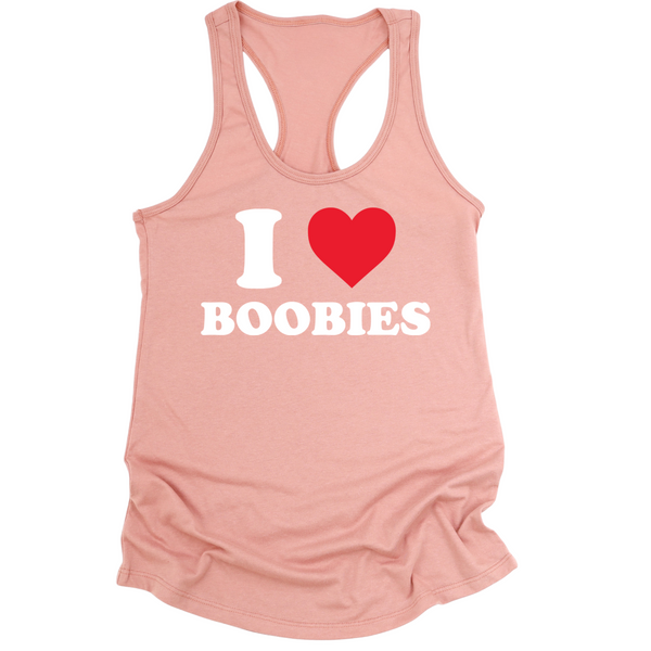 I Love Boobies Womens Tank Top