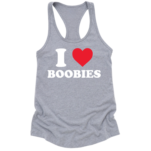 I Love Boobies Womens Tank Top