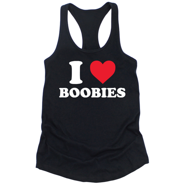 I Love Boobies Womens Tank Top