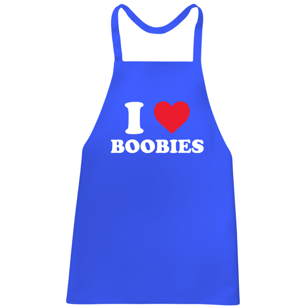 I Love Boobies Apron
