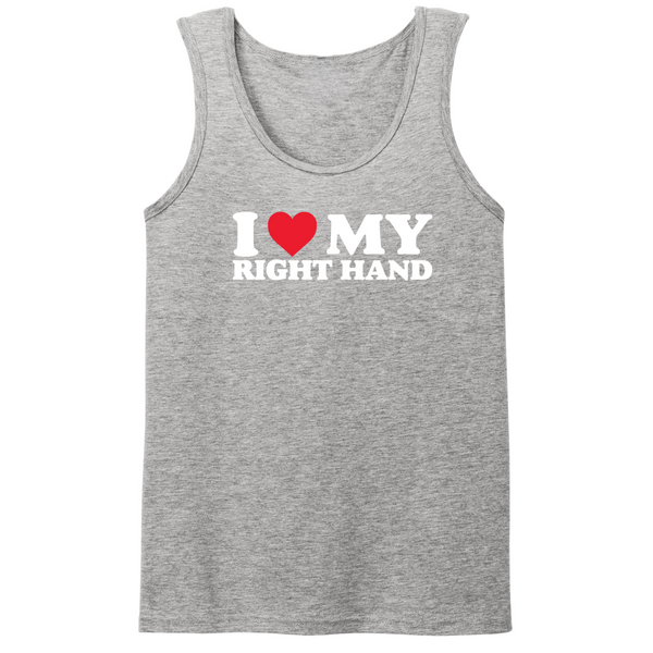I Love My Right Hand Mens Tank Top