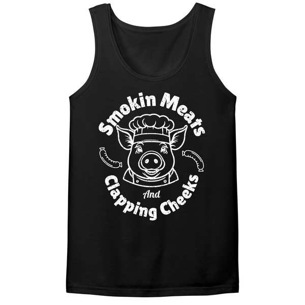 Smokin Meats Clappin Cheeks Mens Tank Top