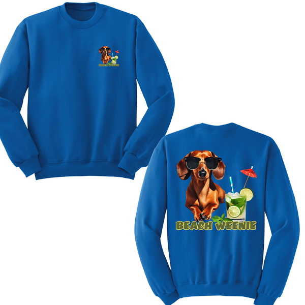 Beach Weenie Crewneck Sweater