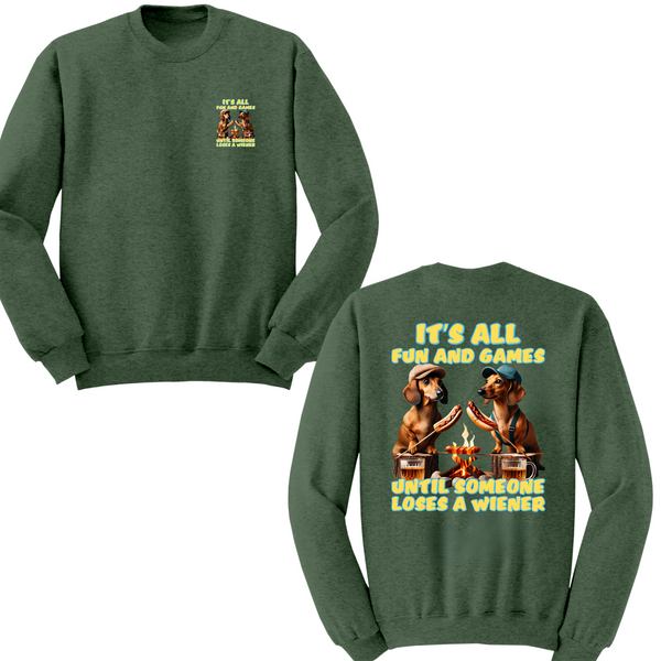 It's All Fun And Games Crewneck Sweater