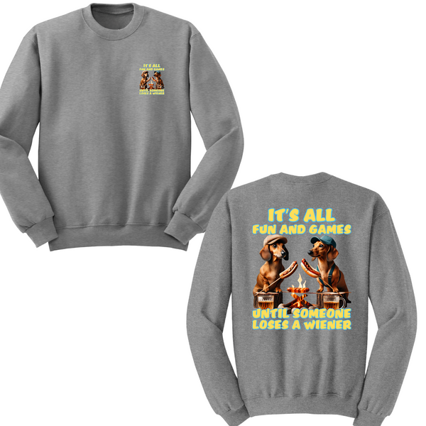 It's All Fun And Games Crewneck Sweater